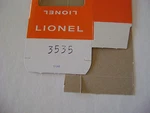 Lionel 3535 Licensed Reproduction Window Aec Security Car Box. Fixed Price $7.49.