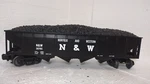 Gauge 3-RAIL Mth N &w 4-BAY Hopper #30785 W/ Removabe Load. Fixed Price $29.95.
