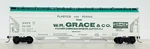 Athearn 55' Acf Center Flow Hopper W.r. Grace Kadee Couplers W/ Box Rtr. Fixed Price $16.95.