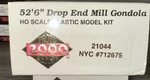 Proto 2000 Ho Kit #21044 52 Drop End Mill Gondola Nyc #712675 Nib. Fixed Price $15.97.