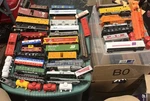 Lot Of 50 Ho Scale Train Cars, Ahm, Tyco, Lifelike,atlas, Rivarossi & BACHMANN(2. Fixed Price $250.00.