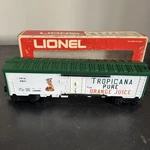 Lionel 6-9861 Tropicana Pure Orange Juice Billboard Reefer Nib. Fixed Price $25.00.