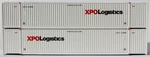 Jtc Model Trains 537015 Xpo Logistics 53' Hc 8-55-8 Container (set Of 2). Fixed Price $31.23.
