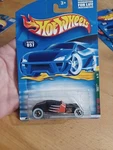 2001 Hot Wheels #57 Rat Rods Series Track 1/4 Black W/red Tampo. Fixed Price $7.50.