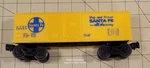 Lionel 6-16250 Santa Fe Double Door Boxcar & O-27 Gauge. Fixed Price $6.49.
