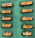 Various Chessie System Scale Cabooses - Free Shipping Please Read!. Fixed Price $14.00.