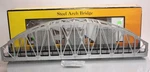 Mth 40-1101 30" Long Silver Steel Arch Bridge Ln/box. Fixed Price $84.99.