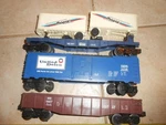 O/O-27 Lionel 16268 United Delco Gm Parts Boxcar & 1987 Mopar Gondola Flat. Fixed Price $35.00.