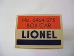 Lionel 6464-375 Box Car Licensed Reproduction. Fixed Price $8.95.