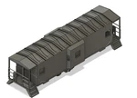 Ho Scale - Erie Lackawanna C301 Bay Window Caboose. Fixed Price $35.00.