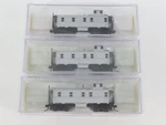 Scale Atlas 3560S Undecorated Silver Caboose 3-PACK. Fixed Price $59.95.