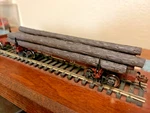 Skeleton Cars 2 Pack W/log Loads And Chains- Coos Bay Ho Scale -new Rtr. Fixed Price $99.95.